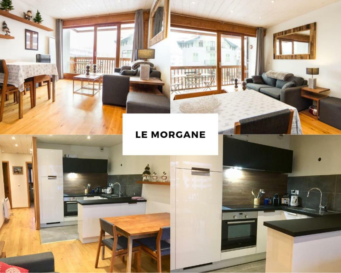 Appartement Morgane A Chamonix Centre Ville, Vue Mont-Blanc, 2 Parkings Prives Esterno foto